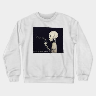 Hope Never Dies Skeleton Blowing Dandelion Crewneck Sweatshirt